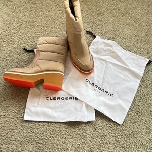 Clergerie Ally Quilted Block Platform Boots